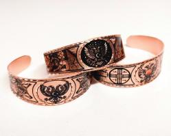 Yeni tasarım Bakır Kelekçe Bilezik , saf bakır bileklik bilezik. Ağzı açık, her bileğe uyar. Kararmaz.Türk Temalı 3 model