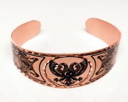 Yeni tasarım Bakır Kelekçe Bilezik , saf bakır bileklik bilezik. Ağzı açık, her bileğe uyar. Kararmaz.Türk Temalı 3 model