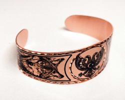 Yeni tasarım Bakır Kelekçe Bilezik , saf bakır bileklik bilezik. Ağzı açık, her bileğe uyar. Kararmaz.Türk Temalı 3 model