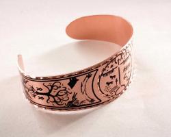 Yeni tasarım Bakır Kelekçe Bilezik , saf bakır bileklik bilezik. Ağzı açık, her bileğe uyar. Kararmaz.Türk Temalı,şaman, kam davulu 6 model