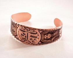 Yeni tasarım Bakır Kelekçe Bilezik , saf bakır bileklik bilezik. Ağzı açık, her bileğe uyar. Kararmaz.Türk Temalı,şaman, kam davulu 6 model