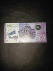Nicaragua Çil Polşmer 50 Cordobas