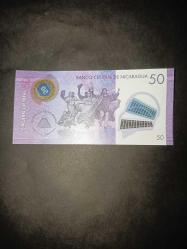 Nicaragua Çil Polşmer 50 Cordobas