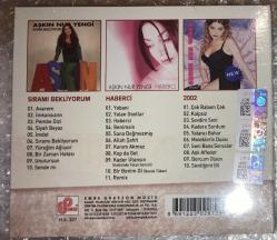 Sıramı Bekliyorum 2002 Haberci 3 CD Arşiv -1 AŞKIN NUR YENGİ SIFIR JELATİNLİ AMBALAJINDADIR AVAREM PEMBE DİZİ BİR ZAMAN HATASI SENDE Mİ UNUTURSUN yeni baskıdır