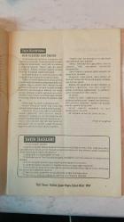 İÇEL SANAT KULÜBÜ AYLIK BÜLTENİ DERGİSİ - ŞUBAT-MART 1994 SAYI: 22-23 FAZIL TÜTÜNER - TANSU BURKUTOĞLU - GÜLAY ERDİNÇ - MELİKE YOKSULABAKAN - CELAL SOYCAN - M. HİLAL ÖZATINÇ - ÖMER ANAMUR - EROL PEKCAN - BERDAN KARAGÖZ HEM ELEŞTİRİ HEM ÜRETİM - ADINI ARAYAN ŞEHİRLER - CAZ'I TANITANLARDAN - YALNIZ KADIN - KAZA SÜSÜ - ADINI ARAYAN ŞEHİRLER, ÖMER ANAMUR - ÇEVRE VE EĞİTİM KOMİTESİ'NDEN - BİR YERYÜZÜ SANATÇISI : DİNO - ADNAN SARI VE SESSİZLİĞİNİN FOTOĞRAFLARI - VİRTİOZ SANATÇILARIMIZ SUNA KAN VE GÜLAY UĞURATA - ŞİİRDEKİ VAN GOGH - SUNAY AKIN - UĞUR MUMCUYA AĞIT - ATA'YA SAYGISIZLIK VE ULUSAL TEPKİLER - EROL PEKCAN - YALNIZ KADIN - TAM TAKIM EKSİKSİZ 36 SAYFA