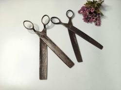 Antika Şeker Makası - Dövme Demir Makaslar - 2 Adet Makas - NAdir