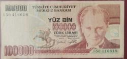 TÜRKİYE 100.000  LİRA