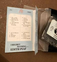 i regret nothing - edith piaf kaset (kasetçalarda denenmiştir)