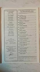 İÇEL SANAT KULÜBÜ AYLIK BÜLTENİ DERGİSİ - TEMMUZ - AĞUSTOS 1996 SAYI: 49-50 FAZIL TÜTÜNER - BÜLENT AKBAŞ - SEMİHİ VURAL - DOĞAN AKÇA - HARUN ASLAN - MUALLA YILDIRIM - SEVİL ERÇİN - CEMAL TURAN - KADİR ÖNCÜ - NECLA AKBULUT - HÜLYA GÖZDE - CEVRİYE DURMAZ - FEVZİ ERYILMAZ NEVİT KODALLI - MEHMET ALİ KILIÇBAY - MERİH GEZER - TURAN ALPTEKİN - AZİZ NESİN - ETHEM AYDIN - ŞİNASİ DEVELİ - ERDOĞAN TANALTAY - S. ŞENOL ANILAN - SAMİ GÜRTÜRK - YAŞAR ÖZTÜRK  MERHABA - İKİ SALLA BİR BAĞLA - SANAT VE OTORİTE - BEKLEMEK - İKİLEMELER - YALNIZLAMA SENFONİSİ - TAŞELİLİ - SON AKŞAM YEMEĞİ - KAZANLI ZOR DURUMDA - MERSİN ADI ÜZERİNE BİR İNCELEME - AHMET YEŞİL İLE BİR GÜN - AKKAHVE SANATÇILARI - YILDIZLAR HEP YERE Mİ KAYAR - ORDA BİR OPERA VAR UZAKTA - SİZDEN BİZE - VARSAKLAR YURDU SİLİFKE - GEÇMİŞİN İZİNDE - KULÜPTEN HABERLER - TAM TAKIM EKSİKSİZ 36 SAYFA