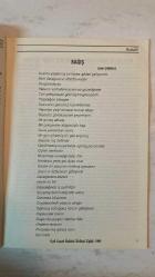 İÇEL SANAT KULÜBÜ AYLIK BÜLTENİ DERGİSİ - EYLÜL 1995 SAYI: 39 FAZIL TÜTÜNER - BÜLENT AKBAŞ - SEMİHİ VURAL - DOĞAN AKÇA - MUALLA YILDIRIM - HARUN ARSLAN - NECLA AKBULUT - NAZLI OTO - CELAL ÇUMRALI - SERRA DURUGÖNÜL - M. ALİ SULUTAŞ YUMUKTEPE ZAMANI - AKKAHVE’NİN SANATÇILARI: CELAL ÇUMRALI - NOSTALJİ - BAĞIŞ (ŞİİR) - KİLİKYA’DA BİR ATHENA PARTHENOS - BÖLGEDE KÜLTÜR SANAT VE DOĞA ETKİNLİKLERİ - 1. TAŞUCU ÇEVRE FESTİVALİ - 1. MERSİN ARKEOLOJİ GÜNLERİ - MERSİN FESTİVALİ AÇIKHAVA KONSERLERİ - MERSİN’DE BİR GURUR KAYNAĞI: FRENGİZ ALİZADE - TARSUSTA BİR CADDE, LEVENT ZOROĞLU - YUMUKTEPE GÜNLÜĞÜ, KEMALETTİN KÖROĞLU - GÜLNAR, ANAYPAZARI MI? SEMİHİ VURAL - PALMİYE KATLİAMI, RAFET VAN  - MERSİN'DE EDEBİYAT VE EDEBİYATÇILAR, GÜNDÜZ ARTAN -  - TAM TAKIM EKSİKSİZ 36 SAYFA