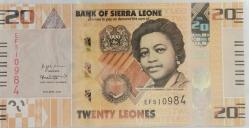 Sierra Leone 20 Leones 2022 Çil