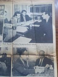Hürriyet Gazetesi - Turkish Newspaper - 10 Ekim 1960 - Yassıada'dan  ilk fotoğraflar  - Adnan Menderes terliyor ama sıcaktan değil fotoğraf - avukatlar sanıklarla Bugün görüşecek - Celal Bayar dalgın ve düşünceli fotoğraf - Devlet malzeme ofisi umum müdürü Talat Kızılviranoğlu tevkif edemez edildi - Cemal Gürsel pazarı dostlarıyla geçirdi - İstanbul'da bugün bu gece sinema tiyatro programı - Beşiktaş dünkü maçta da Ankaragücü'nü yendi - yüzme yarışmalarında Dün de üç yeni Türkiye rekoru kırıldı - İzmir'de Kasımpaşa izmirspor'u yendi - Vefa 2 Adanademirspor 2 - Onlarla bir yıl yazan Arif Özgen - Adnan Menderes Radyo gazetesinin sözlerini her gün not ettirdi - Marilyn Monroe ile kocası arasında ne var fotoğraf - Yassıada tarihi duruşması önümüzdeki cuma günü saat 9.30'da itibaren başlayacak fotoğraf - Türkçe ezan okuyacak müezzine mani olundu - Beş kulüp basıldı 90 kumarbaz tutuldu - Yassıada resimleri hazineye 298 bin lira gelir kazandırdı - Refik Koraltan kantinde fotoğraf
