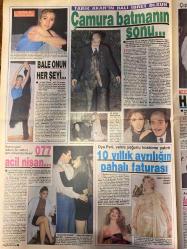 HAFTA SONU GAZETESİ DOĞUM GÜNÜ HEDİYESİ  ( Turkish Newspaper ) - 23 KASIM 1990  - TAM TAKIM 8 SAYFADIR -Ahu Tuğba-Mahmut Ercişler-Cengiz Özer-Bülent Ersoy-Bedrettin Dalan-Seda Sayan-Zeki Müren-Selin Aköken-Ayşe Gürel-Tarık Akan-İrfan Tözüm-Sabahattin Ali-İnci Onat-Ali Cebe-Oya Peri TV’de yerli porno-Rezalet-Çifte erkekli intikam-Dansöze şarkıcılık yaptırdılar-Dalan’a poşetli dilber-Çok çok özel gece-Azmin erittiği kilolar-Zeki Müren neden yok-TV için seks filmi-Yavru vatanda büyük skandal-Sahnede şiirsel erotizm-Çamura batmanın sonu-Bale onun her şeyi-077 acil nişan-10 yıllık ayrılığın pahalı faturası-Alp Doğan-Özkan Uğur-Sisi-Hülya Konuk-Ayşen Gruda-Aslıhan Öncü-Süha Özgermi-Elmas Kabare-Nil Ünal-Nalan Altınörs-Müjgan Senar-Ahu Tuğba-Zeki Müren-Tanju Çolak-Ayşegül Aldinç-Atilla Özdemiroğlu-Ercan Yazgan-Toşja Sarıci-Eser Akışka Çılgın travestinin peşindeki ünlüler-Hüsran yine hüsran-Amerika’daki zevk geceleri-Domates Güzeli’nin orkestrası-Ünlülerin gazinosuna yıkım kararı-Kabus geceden