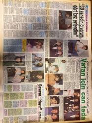 HAFTA SONU GAZETESİ DOĞUM GÜNÜ HEDİYESİ  ( Turkish Newspaper ) - 25 OCAK 1991  - TAM TAKIM 8 SAYFADIR -Mehmet Ali Erbil-Sibel Can-Zuhal Olcay-Hülya Koçyiğit-Emel Müftüoğlu-İlknur Bozkurt-Sevda Ferdağ-Binnaz Avcı-Müjdat Gezen-Ayşe Karanfil-Tarkan Yavaş-Ayhan Işık-Mehmet Aslan-Cem Davran-Cihan Ünal-Ayben Erman-Mehmet Ali Alabora Saddam’a ölüm-Çılgın Zuhal-Her şey vatan için-Çıplak moral ve Osmanlılık-O şimdi asker-Nene Hatun torunları-Seyirlik ikili-Feminist anne-Evli kraliçe adayı-Gerdek heyecanı-Kızından annesine evlilik resti-Porno hortladı-Savaşta hayır ama-Vatan için can feda-30 senedir içiyorum dört kez evlendim-Zerrin Özer-Leyla Gencer-Yüksel Uzel-Metin Akpınar-Recep Kamalak-Mahmut Erdal-Dilek Güney-Aysın Güleryüz-Hülya Avşar-Ahu Tuğba-Sibel Gökçe-Sayıl Akalın-Suna Yıldızoğlu-Seyhan Soylu-Hülya Koçyiğit Kürkler konuşuyor-Ayaküstü teklif-Alemyorgunu-Yeni yaşlar-Anneliğin tadı-Gecelerin adamı-Hemşeri sayılırız-Ramazan temposu-İşini biliyor-Özel gecede nonoşlu alem-Barış getiren kaza