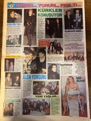 HAFTA SONU GAZETESİ DOĞUM GÜNÜ HEDİYESİ  ( Turkish Newspaper ) - 25 OCAK 1991  - TAM TAKIM 8 SAYFADIR -Mehmet Ali Erbil-Sibel Can-Zuhal Olcay-Hülya Koçyiğit-Emel Müftüoğlu-İlknur Bozkurt-Sevda Ferdağ-Binnaz Avcı-Müjdat Gezen-Ayşe Karanfil-Tarkan Yavaş-Ayhan Işık-Mehmet Aslan-Cem Davran-Cihan Ünal-Ayben Erman-Mehmet Ali Alabora Saddam’a ölüm-Çılgın Zuhal-Her şey vatan için-Çıplak moral ve Osmanlılık-O şimdi asker-Nene Hatun torunları-Seyirlik ikili-Feminist anne-Evli kraliçe adayı-Gerdek heyecanı-Kızından annesine evlilik resti-Porno hortladı-Savaşta hayır ama-Vatan için can feda-30 senedir içiyorum dört kez evlendim-Zerrin Özer-Leyla Gencer-Yüksel Uzel-Metin Akpınar-Recep Kamalak-Mahmut Erdal-Dilek Güney-Aysın Güleryüz-Hülya Avşar-Ahu Tuğba-Sibel Gökçe-Sayıl Akalın-Suna Yıldızoğlu-Seyhan Soylu-Hülya Koçyiğit Kürkler konuşuyor-Ayaküstü teklif-Alemyorgunu-Yeni yaşlar-Anneliğin tadı-Gecelerin adamı-Hemşeri sayılırız-Ramazan temposu-İşini biliyor-Özel gecede nonoşlu alem-Barış getiren kaza