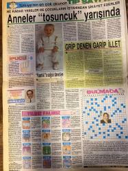 HAFTA SONU GAZETESİ DOĞUM GÜNÜ HEDİYESİ  ( Turkish Newspaper ) - 25 OCAK 1991  - TAM TAKIM 8 SAYFADIR -Mehmet Ali Erbil-Sibel Can-Zuhal Olcay-Hülya Koçyiğit-Emel Müftüoğlu-İlknur Bozkurt-Sevda Ferdağ-Binnaz Avcı-Müjdat Gezen-Ayşe Karanfil-Tarkan Yavaş-Ayhan Işık-Mehmet Aslan-Cem Davran-Cihan Ünal-Ayben Erman-Mehmet Ali Alabora Saddam’a ölüm-Çılgın Zuhal-Her şey vatan için-Çıplak moral ve Osmanlılık-O şimdi asker-Nene Hatun torunları-Seyirlik ikili-Feminist anne-Evli kraliçe adayı-Gerdek heyecanı-Kızından annesine evlilik resti-Porno hortladı-Savaşta hayır ama-Vatan için can feda-30 senedir içiyorum dört kez evlendim-Zerrin Özer-Leyla Gencer-Yüksel Uzel-Metin Akpınar-Recep Kamalak-Mahmut Erdal-Dilek Güney-Aysın Güleryüz-Hülya Avşar-Ahu Tuğba-Sibel Gökçe-Sayıl Akalın-Suna Yıldızoğlu-Seyhan Soylu-Hülya Koçyiğit Kürkler konuşuyor-Ayaküstü teklif-Alemyorgunu-Yeni yaşlar-Anneliğin tadı-Gecelerin adamı-Hemşeri sayılırız-Ramazan temposu-İşini biliyor-Özel gecede nonoşlu alem-Barış getiren kaza