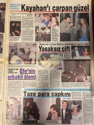 HAFTA SONU GAZETESİ DOĞUM GÜNÜ HEDİYESİ  ( Turkish Newspaper ) - 20 EKİM 1989  - TAM TAKIM 8 SAYFADIR -Asım Ekren-Harika Avcı-Hacı Tepe-Bülent Ersoy-Sibel Can-Yeliz Ayhan-Ahu Tuğba-Tanju Çolak-Hülya Avşar-Zeki Müren-Hasbi Ağa-Ajda Pekkan-Gönül Öner-Leman Sam Asım’ın kanlı gecesi-Bülent’i vuran ANAP’lı fedai-Bu kaçamak çok pahalıya patlayabilirdi-Sibel’in can katan dekolteleri-Damat 5 Yeliz 2-Ahu’ya geçmişin ağır faturası-Silahlı saldırgan ANAP’lı çıktı-Manevi babası Avşar’ın peşinde-Ajda’lı gecelerin tadı başka-Beni kızım yaşattı-Kayahan-İpek Tüter-Rutkay Aziz-Serap Aksoy-Efe Çağlayan-Sadettin Erbil-Serpil Çakmaklı-Tarık Akan-Nazan Şoray-Levent Kırca Kayahan’ı çarpan güzel-Yasaksız çift-Efe’nin erkekli alemi-Taze para çapkını-Kireçlenme eklem ağrısıyla geliyor-Hanımlar için çok çok özel-İyice sırtakilendik-Ağlatan ayrılık-7 yıl sonra ateşlenen aşk-TRT’den Kırca’ya rest-Her şey bu sahne yüzünden Hafta Sonu