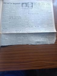 Hürriyet Gazetesi - Turkish Newspaper - 29 Mayıs 1960 - Yeni Hükümet Devlet Reisi Orgeneral Cemal Gürsel Tarafından Kuruldu fotoğraf - Adnan Menderes Kaçarken Nasıl Ele Geçti - Fatin Rüştü Zorlu'nun Eşi Mücevherlerini Kaçırmak İstedi - Kabine Üyeleri kimlerdir fotoğraf - Hürriyet Şehitlerinin Mezarları Aranıyor fotoğraf - İstanbul 507 Yıl Önce Bugün Türk Olmuştu - Celal Bayar İstifa Etti - Ordunun Hürriyet Hareketini Nasıl Yaptığı Dün Açıklandı - Hapisteki Gazeteciler Dün Serbest Bırakıldılar -İsimsiz Kadın Aşk Ve His Romanı Yazan Theresa Drake Yazı Dizisi - Dedektif Nik'in Maceraları Çizgi Roman - Altay Bugün America Takımı İle Karşılaşıyor - Kalp Aldanmaz Aşk Ve Macera Romanı Çizen Faruk Geç - İskoçya Milli Maçının Yapılma İhtimali Arttı - Sophia Loren Çocuğu Olmadığı İçin Üzgün - Allah Çocukları Unuttu Yazan Oya Baydar Yazı Dizisi - John Saxon Hollywood'un En Mesut Bekarı - Ankara Ve İstanbul Dünü Nasıl Geçirdi Fotoğraflar - Büyük Ata'nın Huzurunda fotoğraf