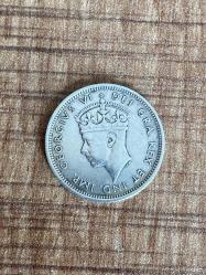 Kıbrıs gümüş para 1938 4½  Piastres ÇOK NADİR gümüş 4½  Piastres CYPRUS