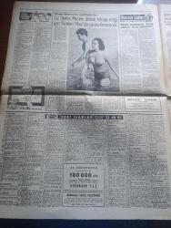 Hürriyet Gazetesi - Turkish Newspaper - 19 Mayıs 1960 - Büyük Atatürk'ün Samsuna ayak basışının 41. Yıldönümü - 19 Mayıs bayramı münasebeti ile örfi idare komutanlığı mutat donatım ve tenvirata izin verdi - örfi idarenin tebliğiyle akşam gazetesi dün 20 gün için kapatıldı - kıbrıs'taki görüşmeler yine durdu makarios hala ayak diriyor - Adnan Menderes Demirköprü barajını hizmete açtı fotoğraf - Amerika çavuşun çarptığı Yarbay Osman Günay için açılan tazminat davası sona erdi - Yahya Kemal'in mezarı yapılacak - Elvis Presley'in saçlarını kestirmesi mesele oldu - Elizabeth Taylor Musevi dinine intisap ettiği için filmleri Mısır'da gösterilmeyecek fotoğraf - Allah çocukları unuttu yazan Oya Baydar Yazı Dizisi - Hürrem Sultan yazan Feridun Fazıl Tülbentçi Yazı Dizisi - Jules Verne'in dünyanın merkezine seyahat adlı eserinin filme alınması tamamlanıyor - Muhlis Sabahattin Saadet Güneş Pathe Plaklarında - Orhan Cinemre'nin çoktan beri beklenen ilk plakları Columbia'da -Feriköy Yverdon Sport