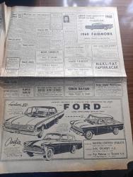 Hürriyet Gazetesi - Turkish Newspaper - 28 Şubat 1960 -  Mübarek Ramazan -Kavgayı Önlemek İçin Meclis Dün 15 Dakika Tatil Edildi - Hadise CHP'den Mustafa Saraç'ın İthamlarına Cevap Veren Sebati Ataman'ın Bir Sözü Üzerine Çıktı - Prenses Margaret Dün Anthony Armstrong ileNişan Yüzüğünü Taktı fotoğraf - Bitlis Muş Bölgesinde Çok Şiddetli Zelzeler - Celal Bayar Tahran'da İki Gün Kalacak - Yabancı Sermaye Yatırımı Hollandalılar Başta Geliyor - İtalya'da Yeni Kabine Solcuların Kuvvetlenmesine Sebep Olacak -  Beni Bırakma Aşk Romanı Yazan Harold Robbins Yazı Dizisi - Fransa Cezaevinde Oynanan Oyun - Carly Chessman'ın İdamını Tehir Eden Vali Güç Durumda - Kalp Aldanmaz Aşk Ve Macera Romanı Çizen Faruk Geç - Ayşe Nana Hadisesi Bir Dava Mevzuu Oldu - Yılların Ardından Yazan Muazzez Tahsin Berkand Yazı Dizisi - Ford Fairlame 500 ve Anglia otomobil Otomobil - Fenerbahçe Adaleti Penaltı Golü İle Yendi fotoğraf-  Futbol Federasyonu Reisi Faik Gökay Dün Bir Beyanat Verdi - Fatoş Çizgi Roman