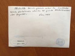 ATATÜRK'ÜN 100'ÜNCÜ DOĞUM YILI NEDENİYLE ÇANAKALE SERAMİK FABRİKALARINDA ÇIKARILAN ATATÜRK RESİMLİ FAYANSLARIN ORİJİNAL AJANS-BASIN FOTOĞRAFI - 18 x 12 cm EBADINDA - EKİM 1980