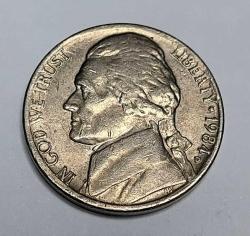 AMERİKA 1984 FIVE CENTS