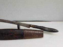 Orijinal Nadir Antika Osmanlı Deli Süvariler Laz Yatağan