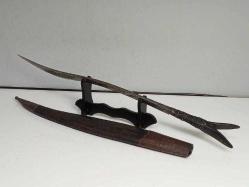 Orijinal Nadir Antika Osmanlı Deli Süvariler Laz Yatağan