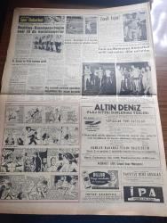 Hürriyet Gazetesi - Turkish Newspaper - 11 Eylül 1957 - Seçim kanunu tadil tasarısı meclise geldi - 3 iltihak Hürriyet Partisi Mebusları 35 yı buldu - CHP kurultayı seçimde karar almayı Parti meclisine verdi - Fuat Köprülü üniversiteyi mi dönmek hayır dedi - eski Demokrat Parti kurucularından Fuat Köprülü bahçekapıdan tramvaya binerek sultanahmet'e gitti fotoğraf - Türk gençliği Kıbrıs davasına verdiği önemi bir daha belirtti - Osman Bölükbaşı cezaevinden doğan çocuğuna isim koydu Hürriyet fotoğraf - Batı trakya'da Yunan valilerin yeni baskıları - ikimizin erkeği yazan Vicki Baum Yazı Dizisi - aşk ve macera romanı siyah kuğu çizen Faruk Geç - Rıfat Vardaroğlu  İstanbul Belediye Reis muavinliğinden istifa etti - Hollywood'un skandal dosyası yazan John Blair Yazı Dizisi - Jayne Mansfield 3 yıllık kavalyesini terk etti fotoğraf - Sunay oto kursu - Beşiktaş Kasımpaşa bugün saat 16.00'da karşılaşıyorlar fotoğraf - Sarıyer Beylerbeyi maçında hakem 4 oyuncuyu sahadan çıkardı - Türkiyenin maçı
