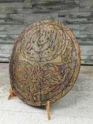 Antika Osmanlı Nadir Tekke İşi El Çekme Ahşap Karşılama