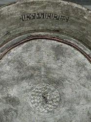 Antika 1800'ler Osmanlı Ermeni Bakır Tabak