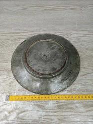 Antika 1800'ler Osmanlı Ermeni Bakır Tabak