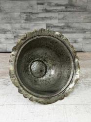 Antika Osmanlı Kalem İşçilikli Bakır Büyük Kase