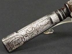 Antika Nadir Feinstahl Solingen Gravürlü Hançer