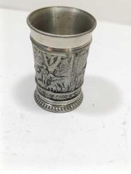 K68---BİR ADET ZİN METAL LİKÖR BARDAĞI