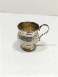 K68---BİR ADET GÜMÜŞ KAPLAMA ZEMZEM BARDAĞI