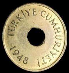 1948 1 Kuruş Çil