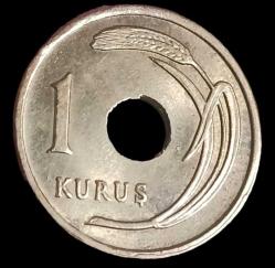 1951 1 Kuruş Çil