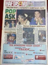 HAFTA SONU EXTRA GAZETESİ DOĞUM GÜNÜ HEDİYESİ  ( Turkish Newspaper ) - 21 EKİM 1993 - TAM TAKIM 16 SAYFADIR - Demet Akalın’ın koleksiyonundaki son erkek Emrah -Hülya Avşar Berlin Berlin-Güner Ümit-Pınar Arlı-Arslan Güven-Demet Sağıroğlu-Kenan Doğulu-Kayahan-Ramiz Dağlı-Muhlis Akarsu-Hülya Süer-Yıldız Tilbe-Suat Suna-Atilla Aslan-Gülay-Fikri Sağlar-Halil Ergün-Ürfan Tözüm-Yavuz Özkan-Yalçın Tura-Teoman Yaman-Ahmet Ümit-Arkın Turnike-Akif Sabri Şahinoğlu-Arzu Kınacı-Cihan Kılıç-Altan Tüzmen-Pembe Tüzmen-Öner Tüzmen-Sevgi Turan-Solmaz İnsel-Naz Sporel-Merve Oktay-Deniz Malkoç-Nilgun Melis-Mehmet Esinli-Ercan Saat-Orhan Taşan-Doğan Kasaroğlu-Gülben Yılmaz-Ertan Sever-Selim Paşaoğlu-Eyüp Karadayı-Hanife Kahraman-Hüseyin Savcı-Sadri Alışık-Kerem Alışık-Sibel Turnagöl-Yusuf Kulca-Necat Alp-Ahmet Uğurlu Bay Turnike’nin gizli marifetini açıklıyoruz-Güner Ümit’in seks kaseti-Pınar’ın özel kadını-Vurdu mu deviriyor-Kapı gibi kadın-Makyaj ona yabancı-Erkekleri aratmıyor-POP aşk-Kenan Doğulu çıldır