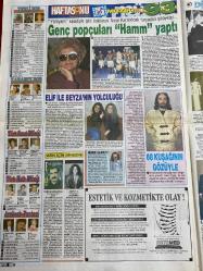 HAFTA SONU EXTRA GAZETESİ DOĞUM GÜNÜ HEDİYESİ  ( Turkish Newspaper ) - 28 OCAK 1993 - TAM TAKIM 16 SAYFADIR -Aziz Üstel-Nesli Özsoy-Huysuz Virjin-Turgut Özal-Semra Özal-Canan Yaka-Ergin Tanca-Kadir İnanır-Ajda Pekkan-Muazzez Ersoy-Lale Mansur-Fatoş Güney-Yılmaz Güney-Yaşar Pütün-Ruhsar Öcal-Ferhat Güzel-Özlem Türkad-Yüksel Uzel-Yonca Evcimik-Perran Kutman-Berhan Şimşek-Hülya Koçyiğit-İzzet Altınmeşe-Meral Konrat-Belgin Doruk Üstel’in zevk gecesini videoya çekmişler-Aziz’in aşkı satıldı-Nesli’nin cazibesine dayanamadı-Huysuz Virjin dokundurdu-Gizlice evlendi-Kadir’i unutturan adam-Ajda’ya yakışmayan borç-Agora’daki ünlüler-TBMM şarkıcısı-Hesap ver Lale Hanım-Yengemin namusuna kefilim-Nurseli’ye çifte oyun-AIDS kabusu-Burnunu yamulttular-Yeme de yanında yat-Enginar böreği-Kumral güllere veda-Bu da ‘zamlı felek’ Karikatür ismi: Alabora-Çizer: Latif Demir