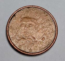 FRANSA 2000 1 EURO CENT