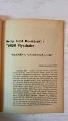 TÜRK EDEBİYATI AYLIK FİKİR VE SANAT DERGİSİ - MAYIS 1980 SAYI: 81 (ÖZEL NECİP FAZIL ARMAĞANI) NECİP FAZIL KISAKÜREK - SEVİNÇ ÇOKUM - SÜLEYMAN YALÇIN - RECEP DOKSAT - ORHAN EMİN BİLGİÇ - TAHİR KUTSİ MAKAL - TAHA - MUHİTTİN NALBANTOĞLU - A. GAFFAR - AHMET KABAKLI - AYHAN SONGAR - CEMAL FERSOY - M. ŞEVKET EYGI - TAŞKIN NECİP FAZIL OLAYI - EN BÜYÜK ŞAİR - TOHUM PİYESİNDEN “MAKİNA VE RUHÇULUK” - BENİM GÖZÜMLE NECİP FAZIL - TAM TAKIM EKSİKSİZ 52 SAYFA