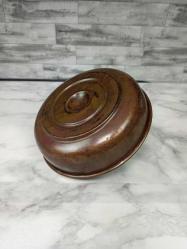 Antika Kabartma Göbekli Bakır Hamam Tası