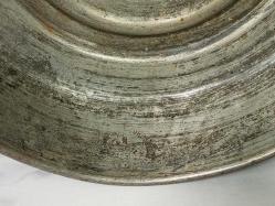 Antika Kabartma Göbekli Bakır Hamam Tası