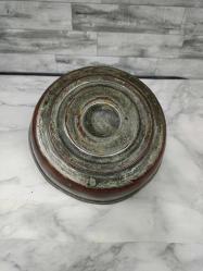 Antika Kabartma Göbekli Bakır Hamam Tası