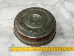 Antika Kabartma Göbekli Bakır Hamam Tası