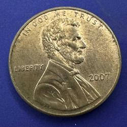 ABD 1 Cent 2007. Amerika Birleşik Devletleri