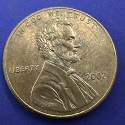 ABD 1 Cent 2002. Amerika Birleşik Devletleri