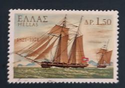 LOT.8 » Yunanistan 1971 Gemi Temalı- damgalı
